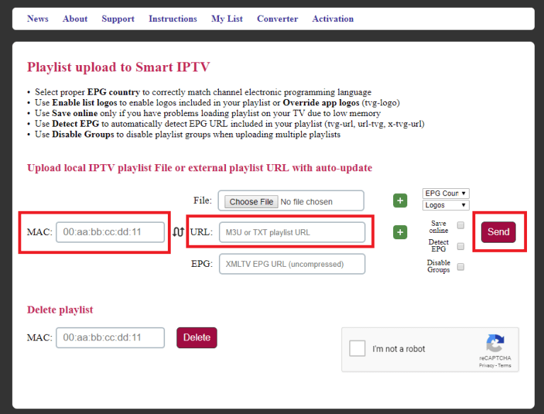 IPTV على تلفزيون LG Smart